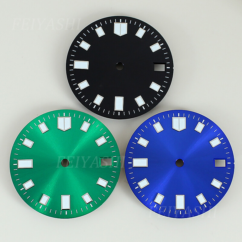 28.5mm seiko Dials For 3.0 Crown Position 3.8/4.1 Crown Position 3C luminescence