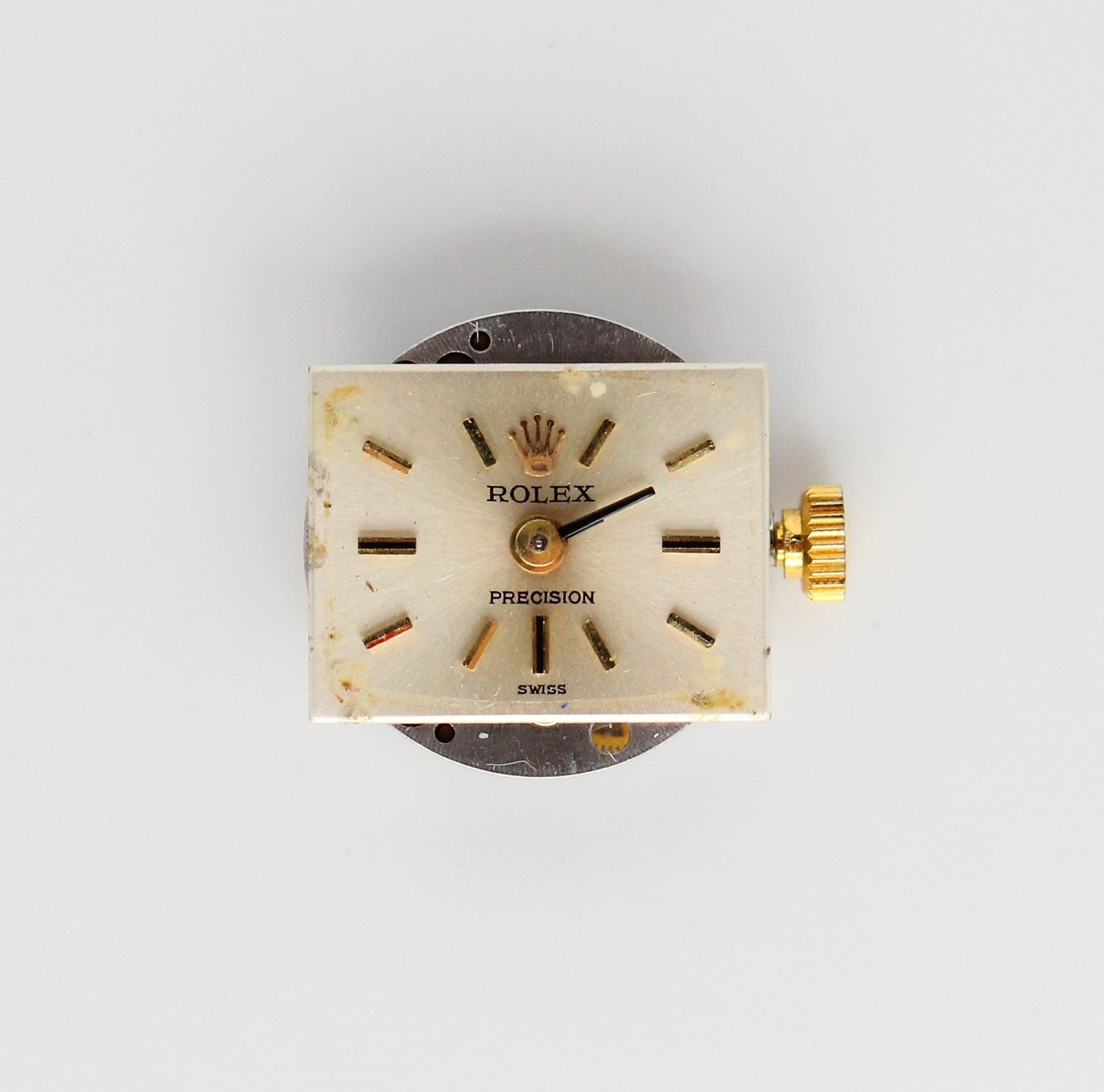 100% Original Rolex Cal. 1400 In Good Shape Complete Hands + Face TW182