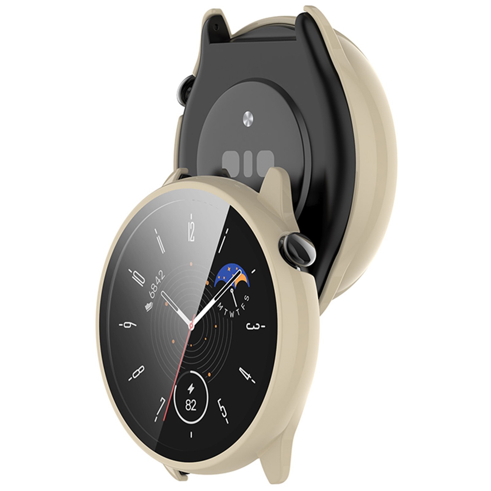 45.1MM Watch Case PC+Tempered Glass Film Protective Case for Amazfit GTR Mini