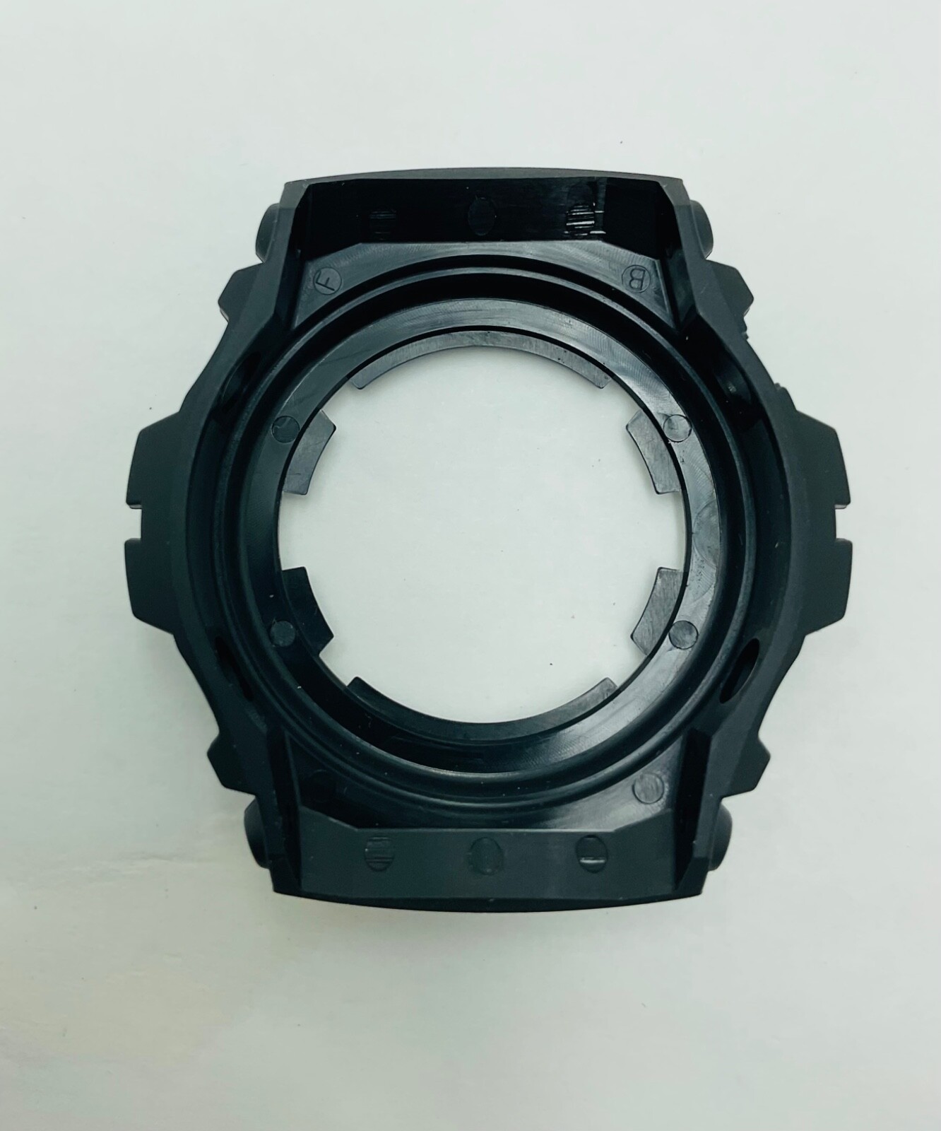 Genuine Casio Bezel G-SHOCK G-100 G-101 G100-1BV G101-1AV Red Grey Font on Black