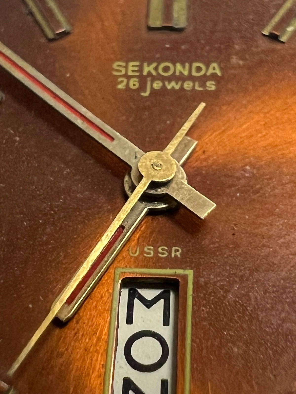 Vintage Watch movement ( mechanism) Slava Sekonda Fridge Soviet USSR. FOR PARTS