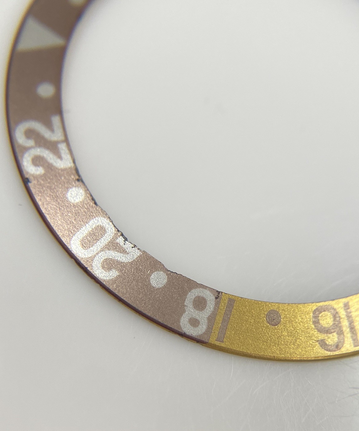 Genuine Vintage Rolex GMT Master 1675 16750 16753 16758 “Rootbeer” Bezel Insert