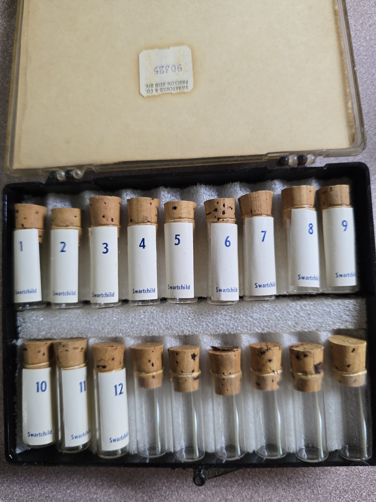 Swartchild Ventage Swiss PinLever Staffs and Stems assortment No.90325 1-12 Full