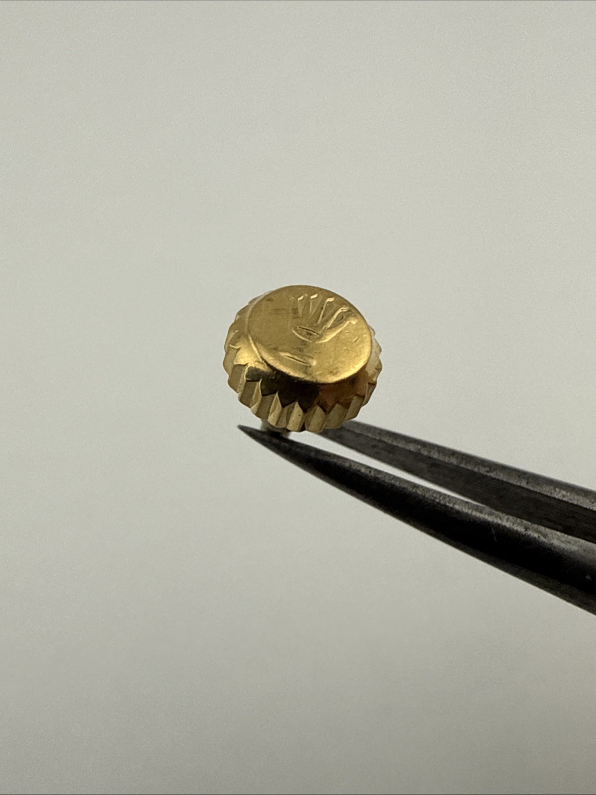 Rolex Watch Crown 18K Yellow Gold 5.2mm Original Authentic Rolex Part