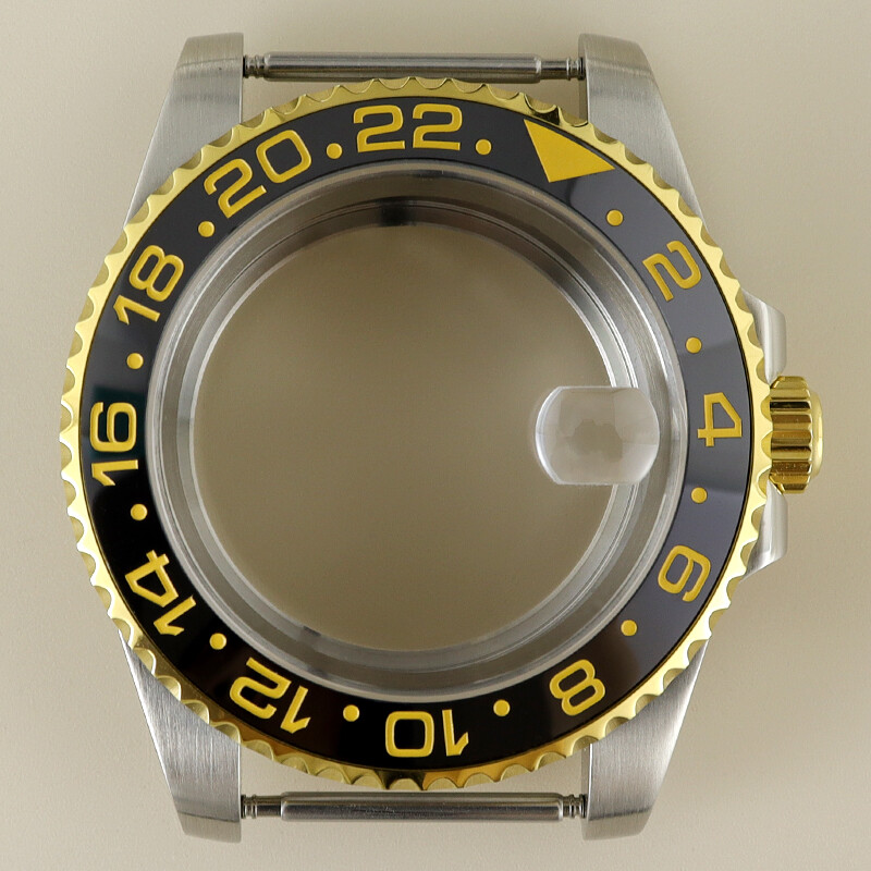Stainless Steel SUB GMT Nh35 Watch Case Part For Eta 2824 Movement 28.5mm Dial