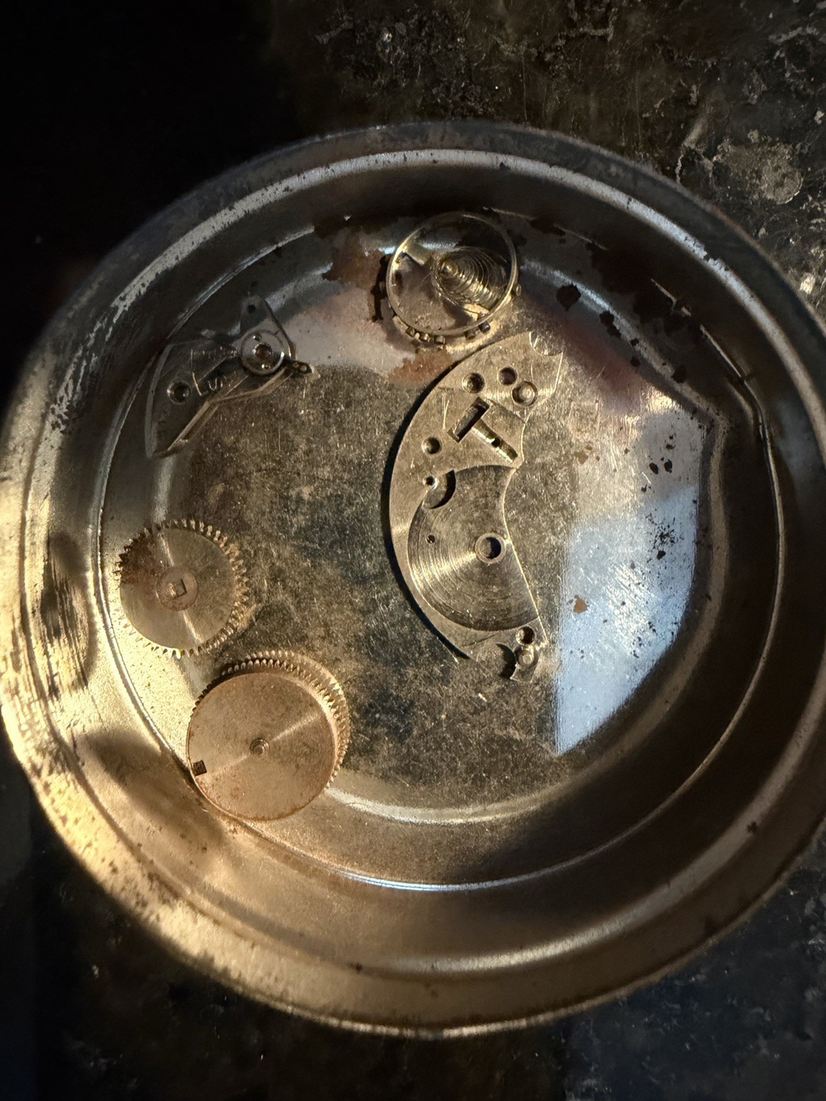 Vintage Watch Parts And Tins Lot