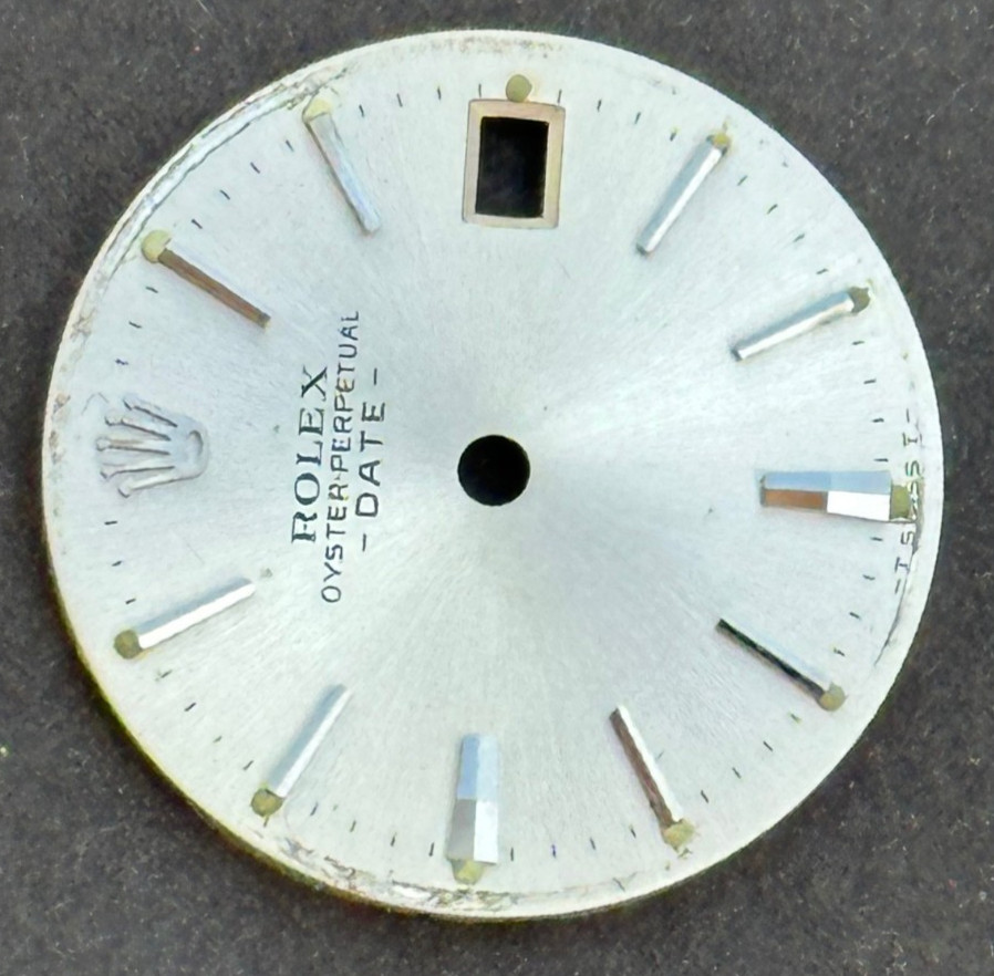 Vintage Rolex Oyster Perpertual Date Watch Dial For 26mm Case 6517 6519 6917