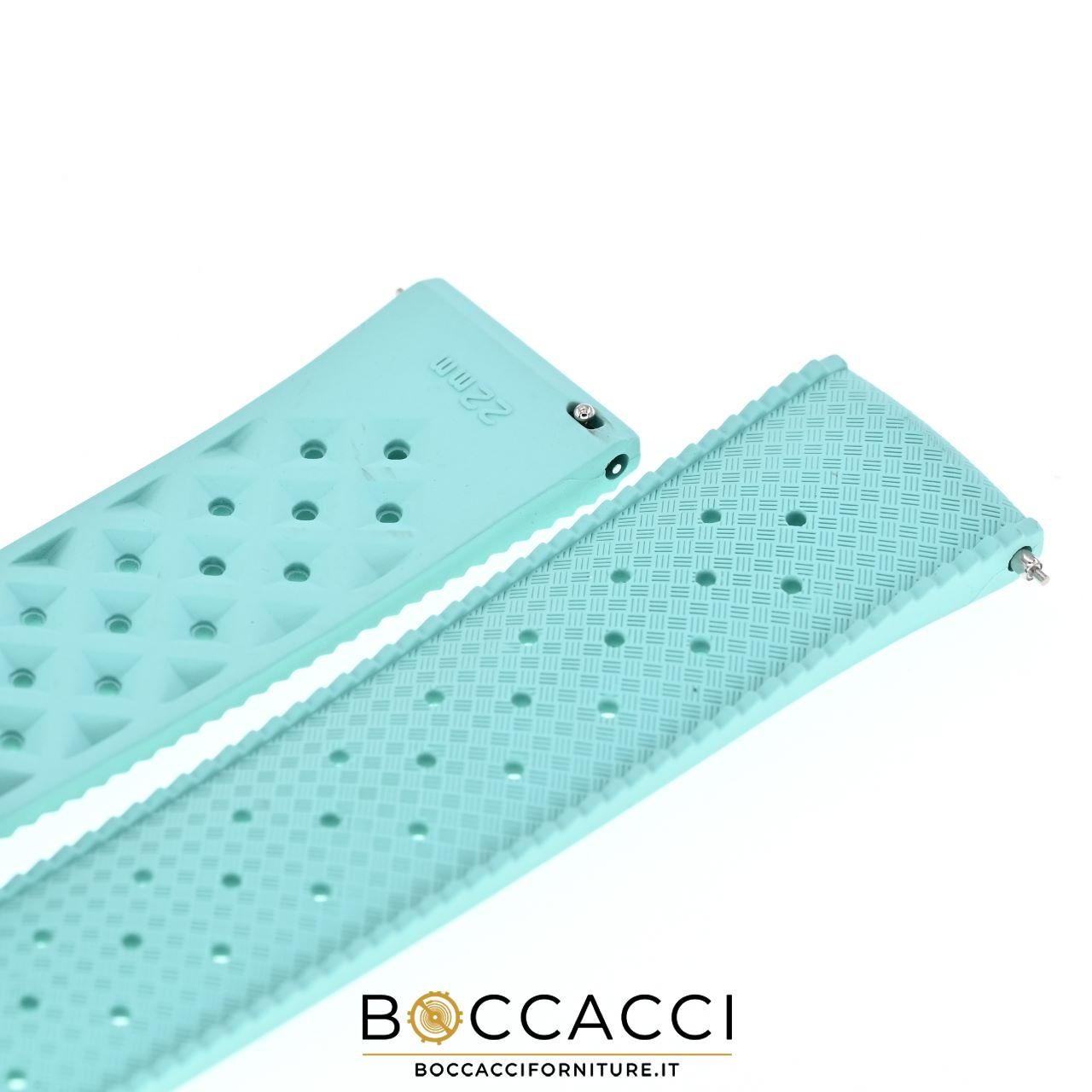 TROPIC Silicone Strap 22mm Tropic Turquoise, Easy-Fit (NEW)