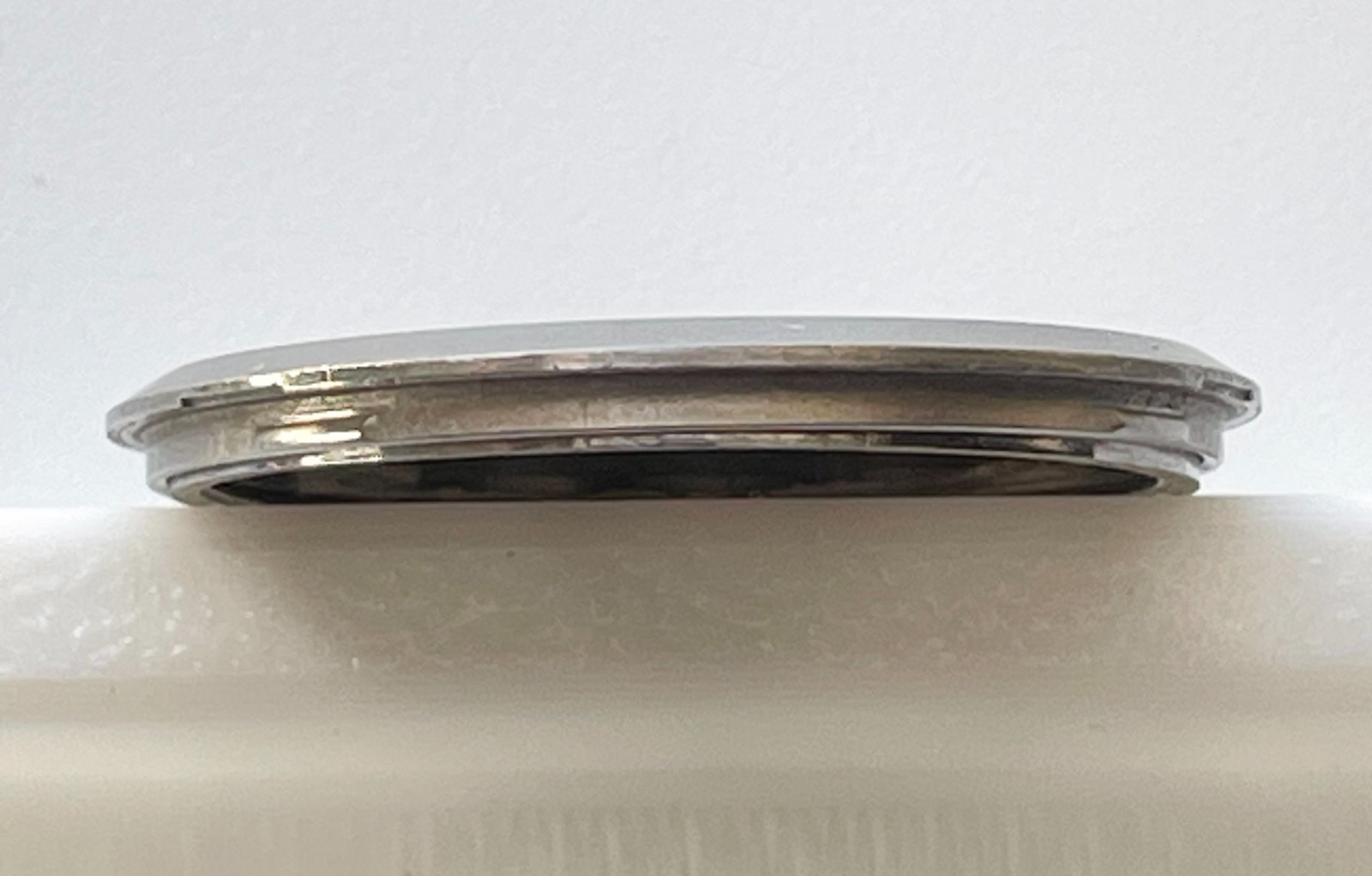 Vintage Jemis Watch Case By Seiko Men 35.8mm Silver Tone Stainless Steel Back