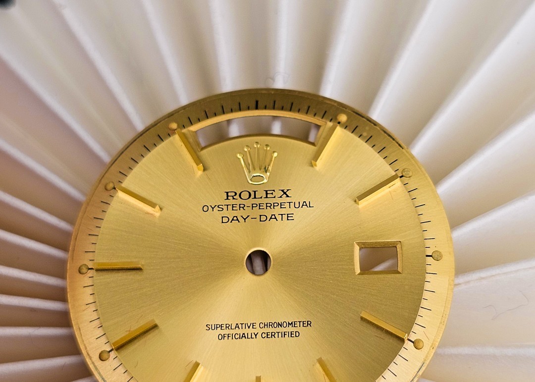 Rolex Golden Day-Date dial, suitable Ref. 1803 – Plastic Glass