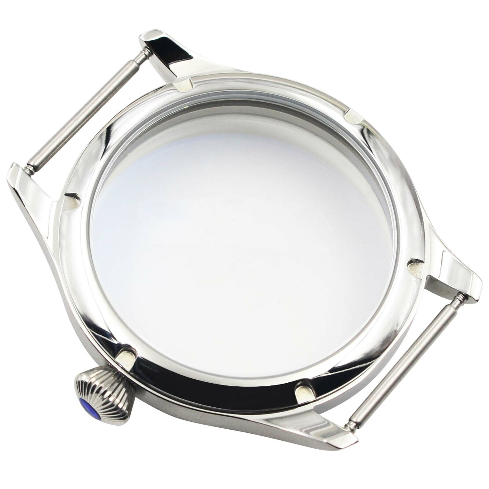 Original 44mm Stainless Steel Watch Case For Seagull ST3600/ST3621 ETA 6497/6498