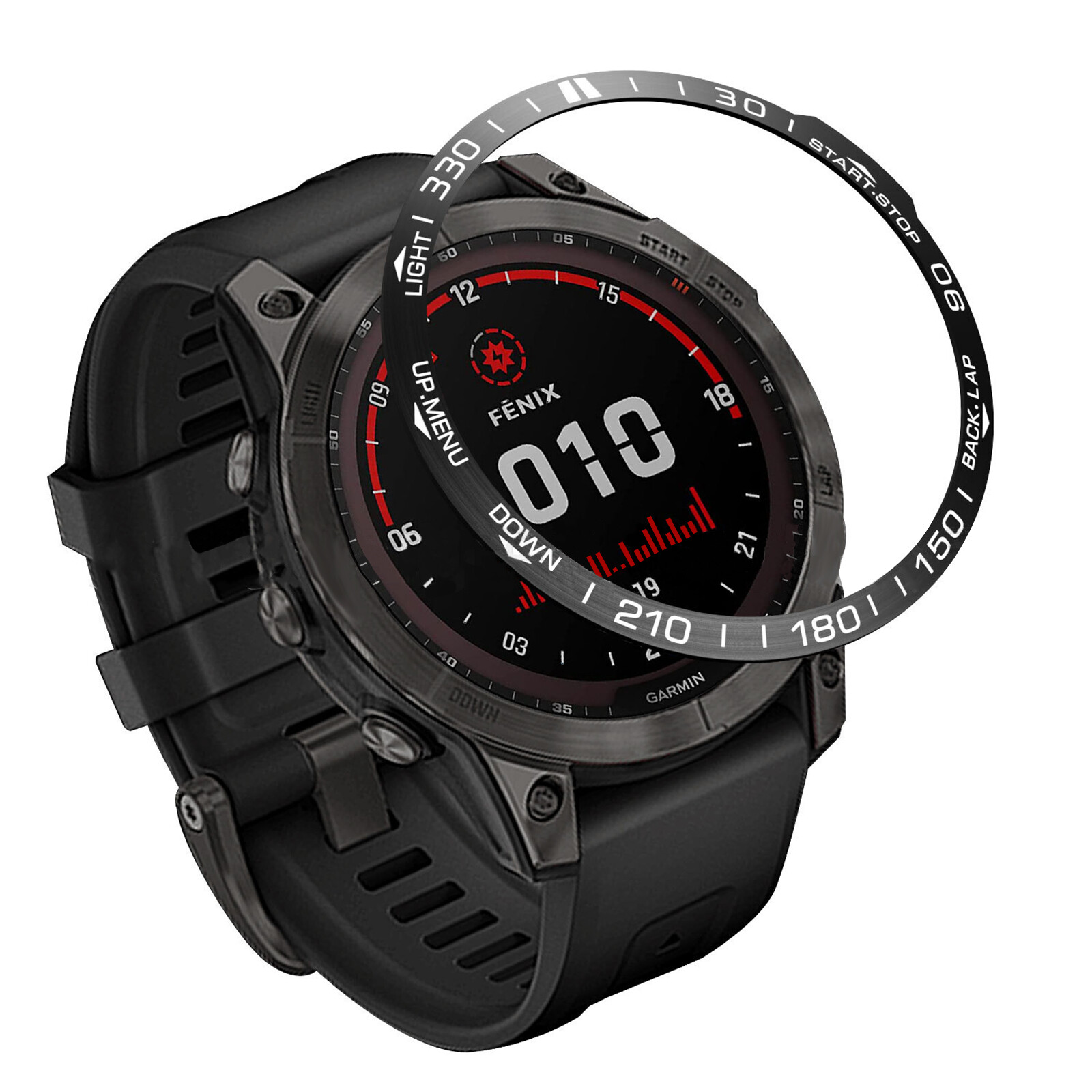 Watch Bezel Ring Protective Insert Bezel for Garmin Fenix 7X Watch Accessories