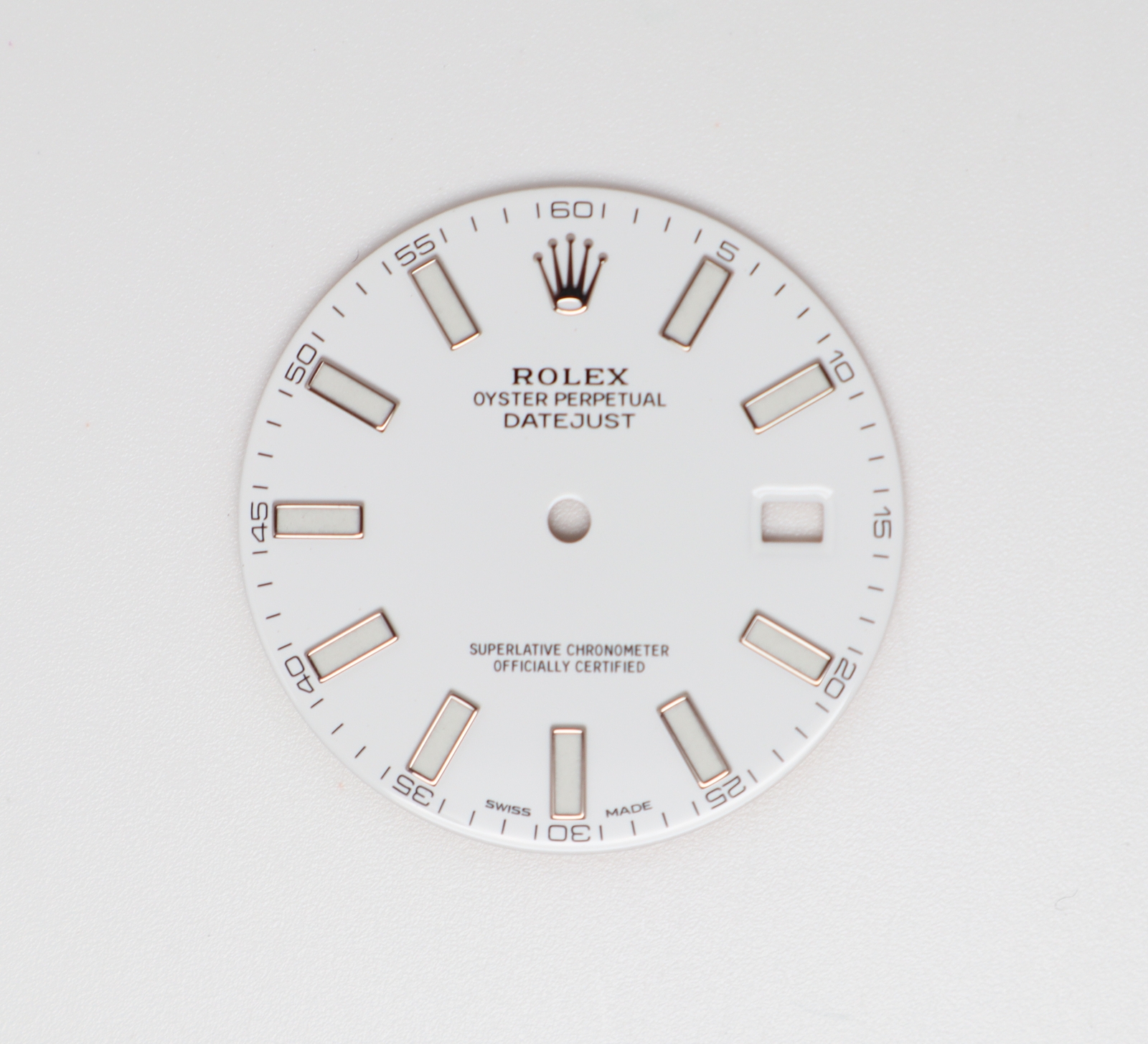 Rolex Datejust 41mm White Stick Dial 116334 116300