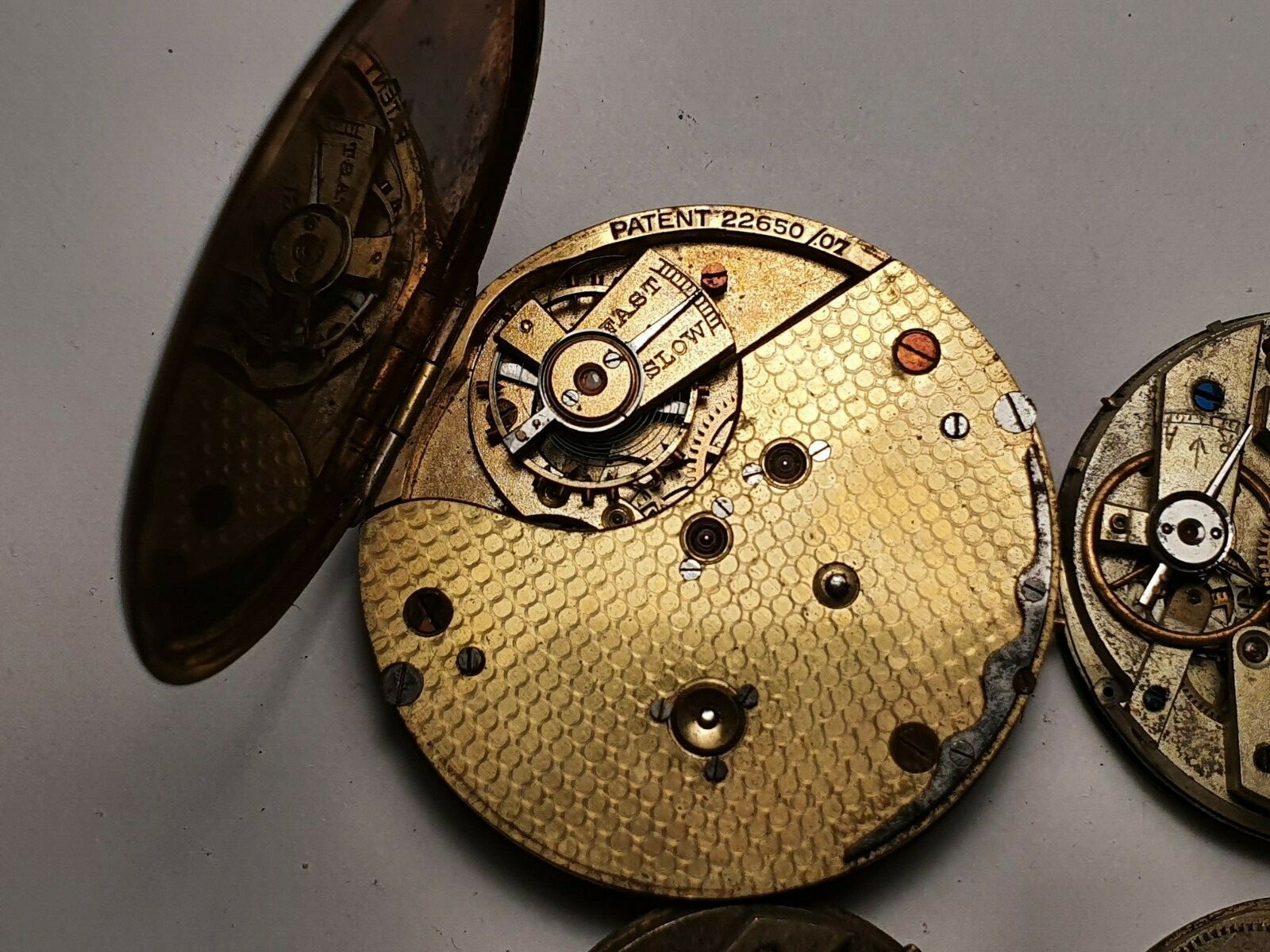 cylindre pocket watch movements for parts joblot