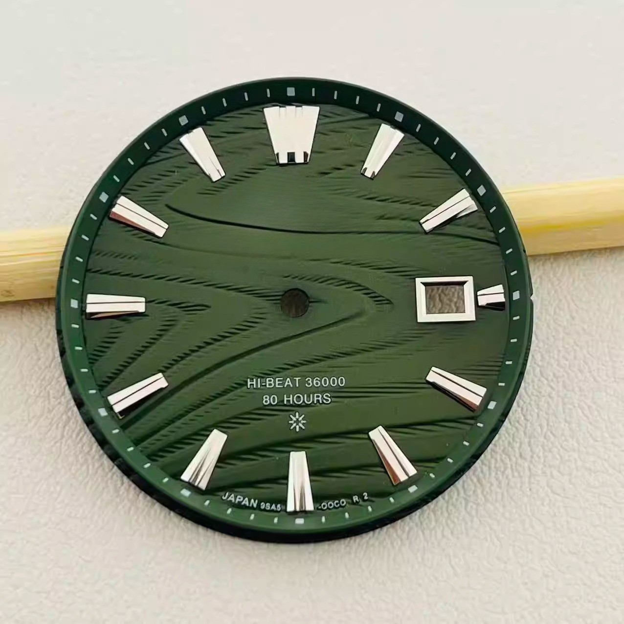 NH35 Dial 33.5mm No Luminous Desert Pattern GS Case for NH35 Movement Watch Part