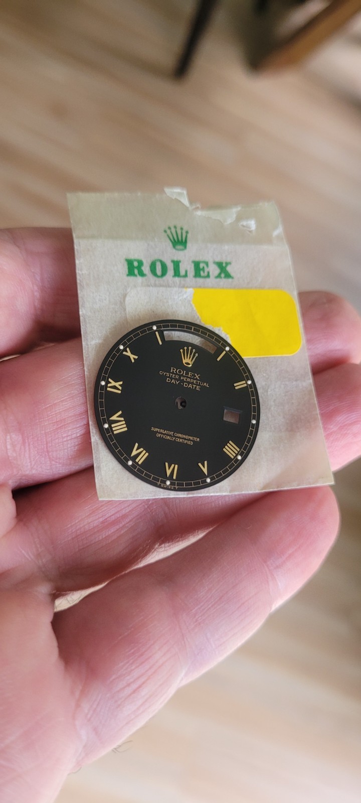 Vintage 100% Genuine Rolex President 18238 or 18038 rare skinny Roman black dial