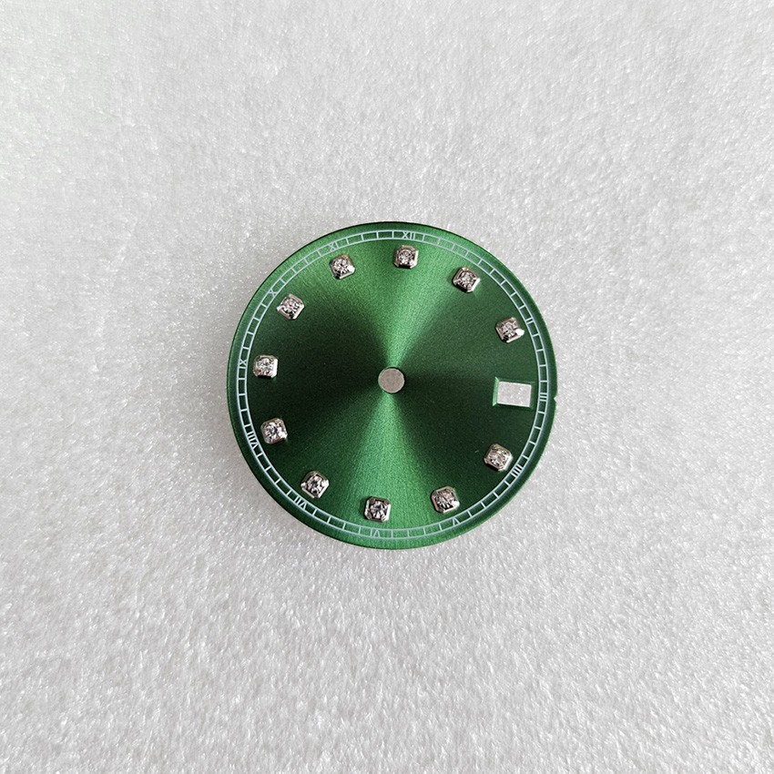 28.5MM Silver Edge Watch Dial for Japan NH35/NH36 Movement