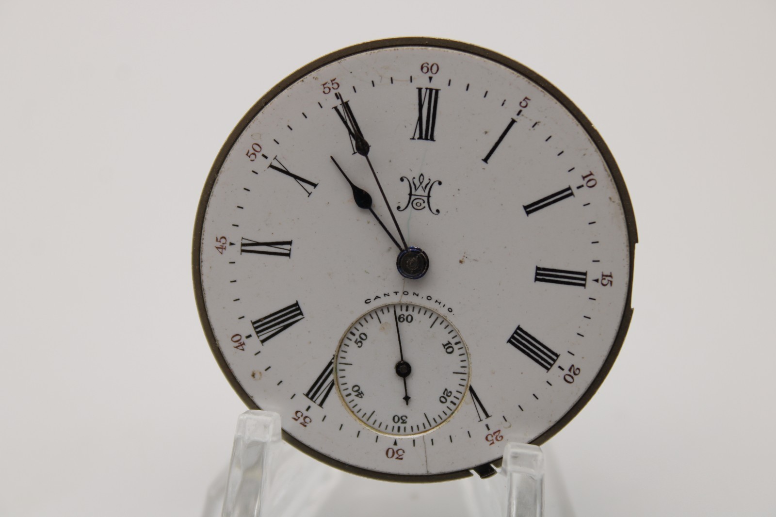 HAMPDEN GENERAL STARK 12s 15j POCKET WATCH MOVEMENT 1323828 (TE3)