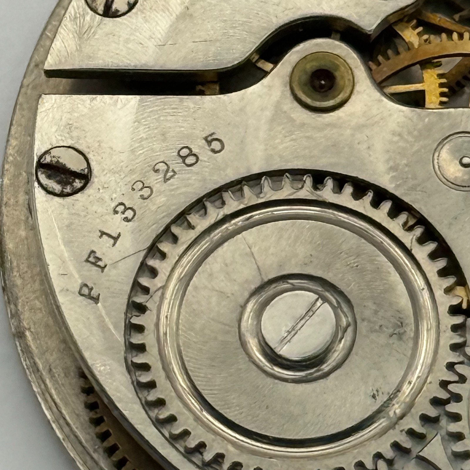 New York Standard Pocket Watch Movement USA Watch Co 15J Sub Seconds Parts 36mm