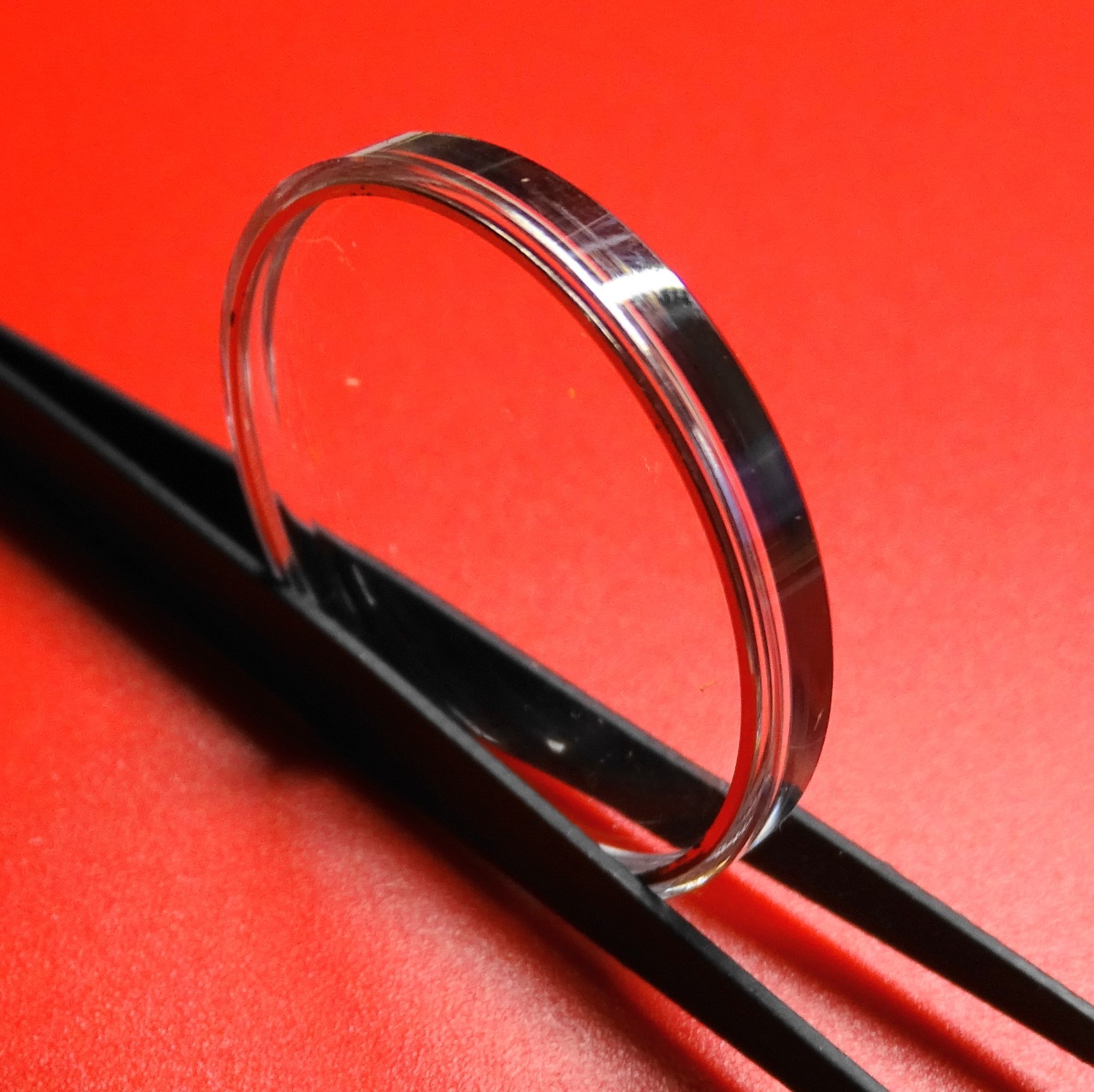 Diving Watch Glass Steel Chrome Ring Ø 23.0 Mm Height 4.6 Mm