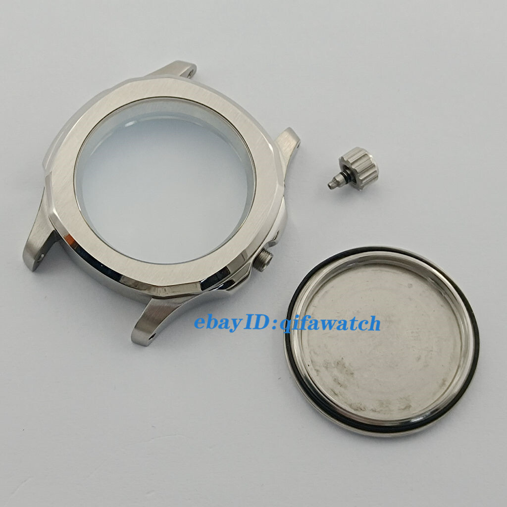 40mm silver black gold rose gold watch case sapphire glass 200m fit NH35 NH36