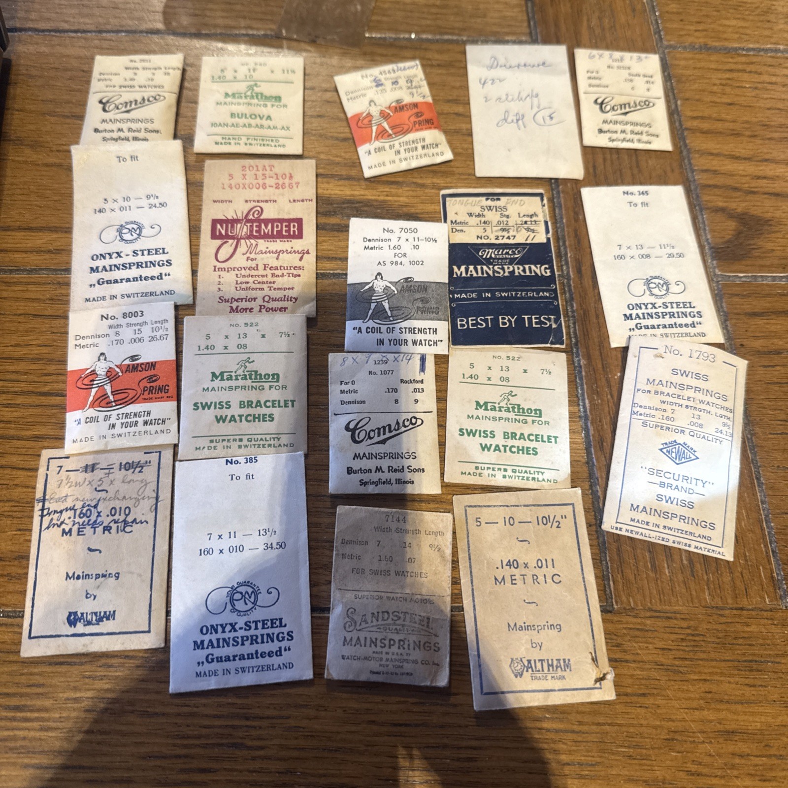 Vintage Mainspring Lot 19
