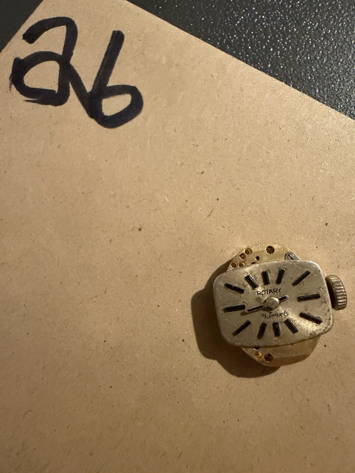 Rotary 17-Jewel Swiss Ladies Watch Movement – c.1950s/60s – For Repair