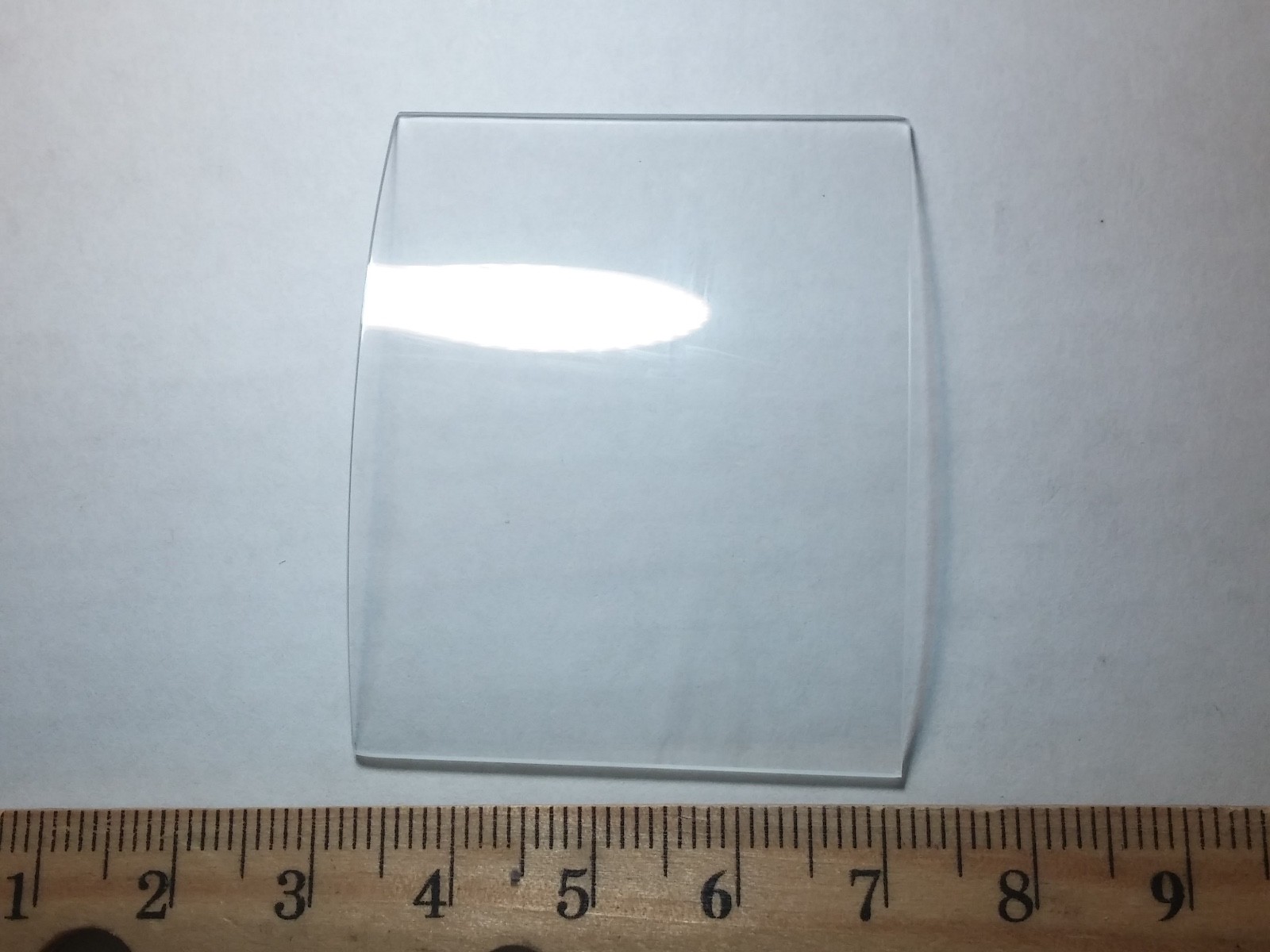 Unbranded CMX R60 – style crystal 40 x 50mm x 1.1mm thick, curve