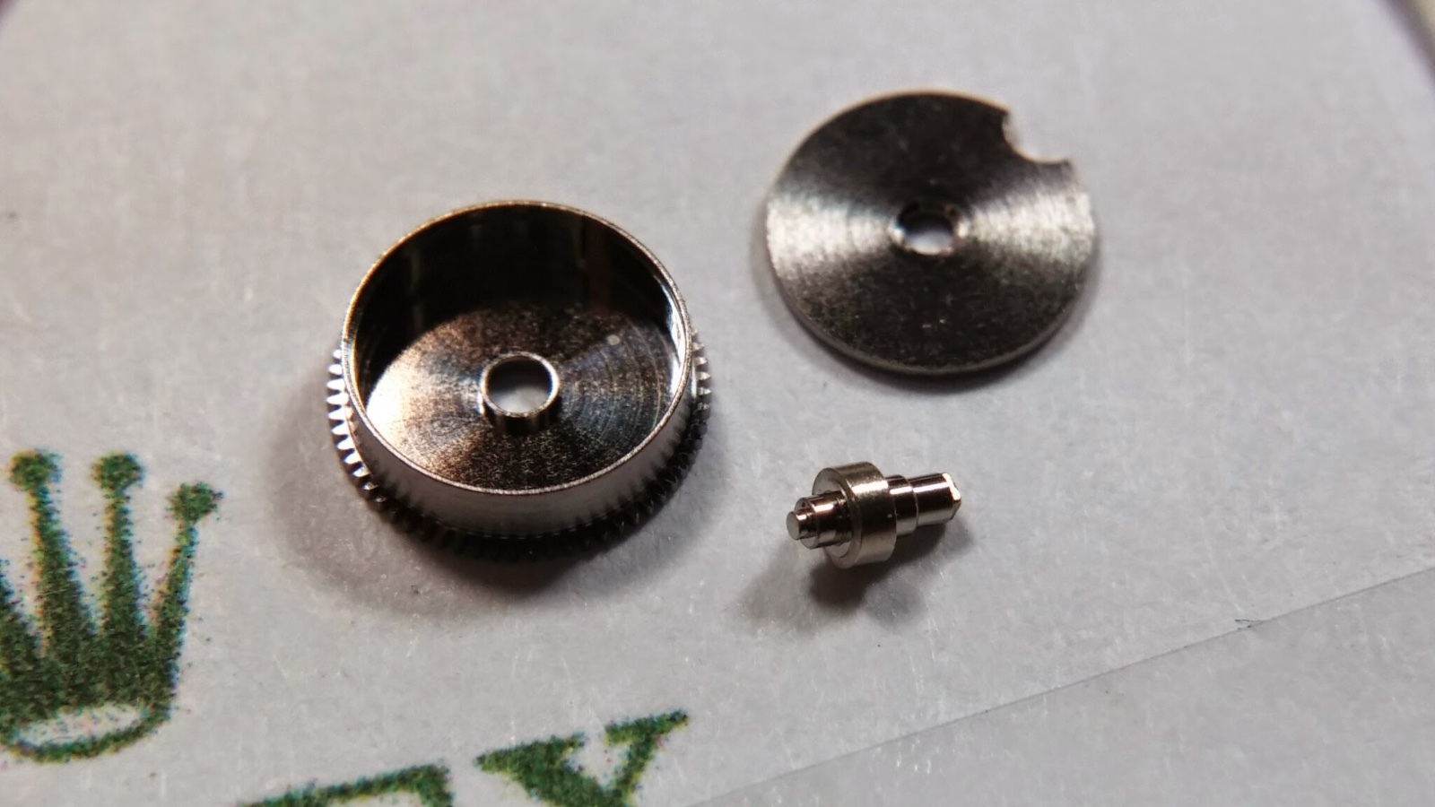 ROLEX 1800 1704 + 1705 WATCH BARREL AND ARBOR PART NUMBER Genuine Vintage