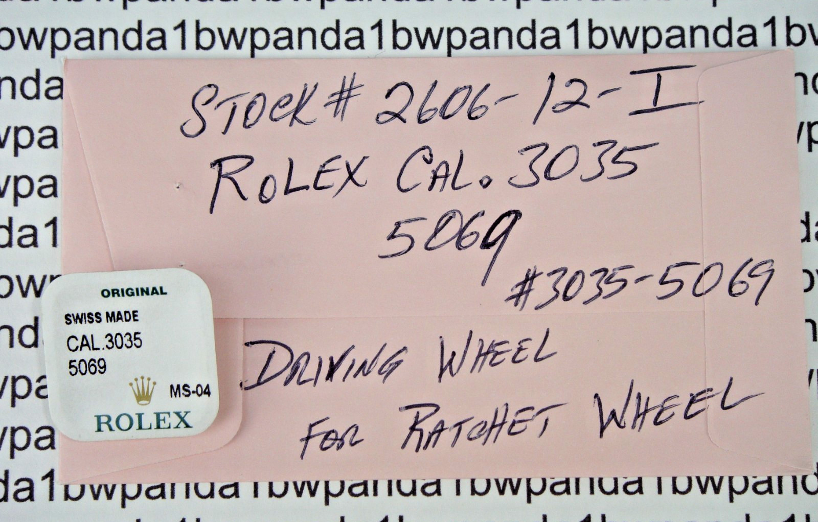 OEM Rolex 3035-5069 Driving Wheel for Ratchet Calibers 3000=3030=3055=3075=3085