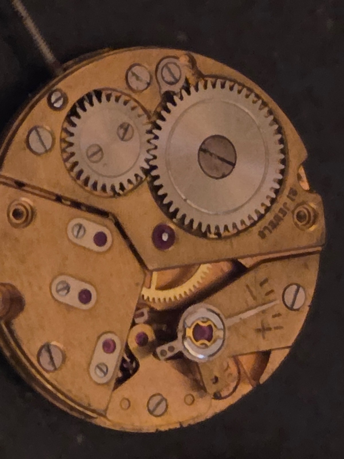 Two (2) Peseux 320 watch movements, Swiss. C. 1950’s.