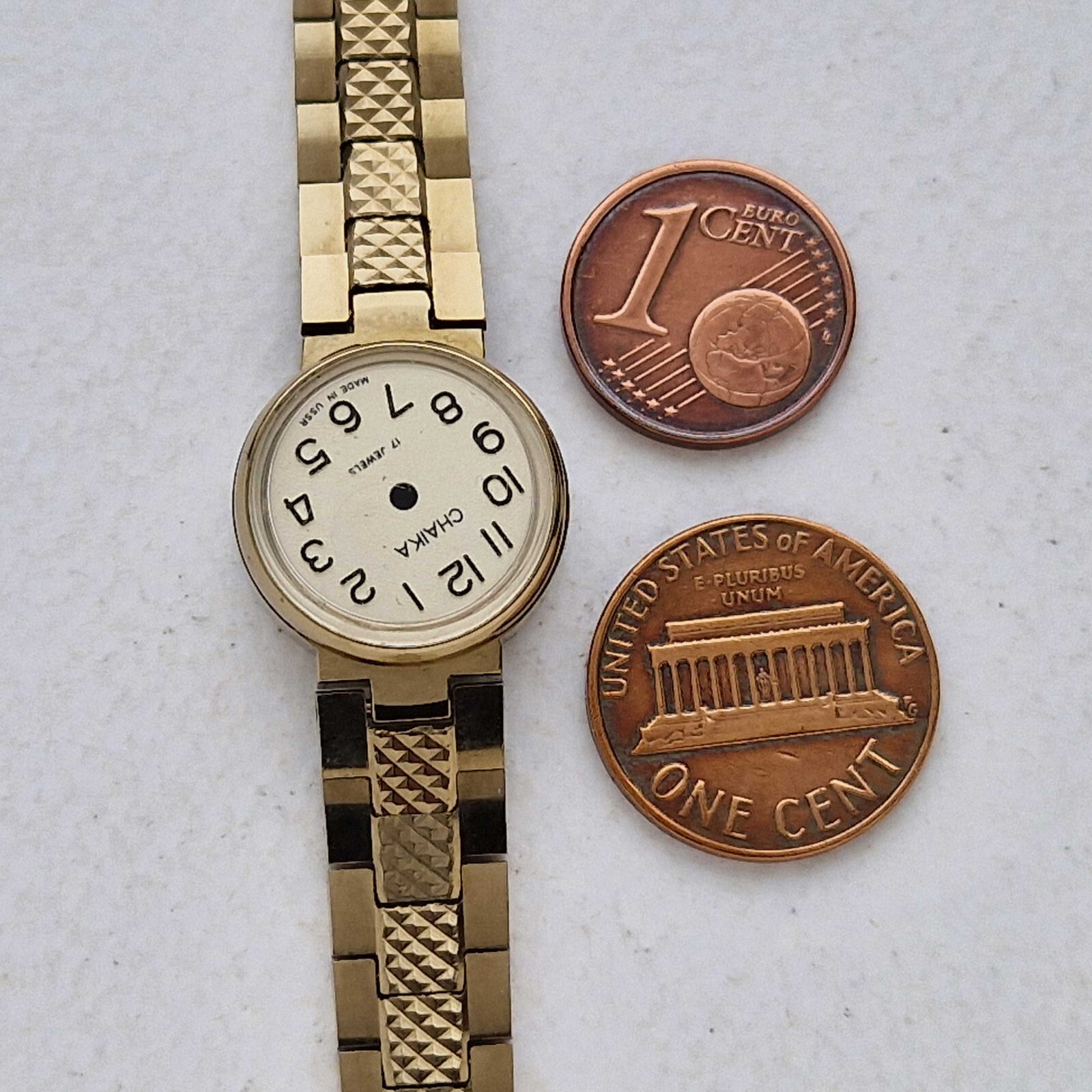 CASE for Vintage Soviet LADIES Mechanical Wristwatch CHAIKA. USSR.