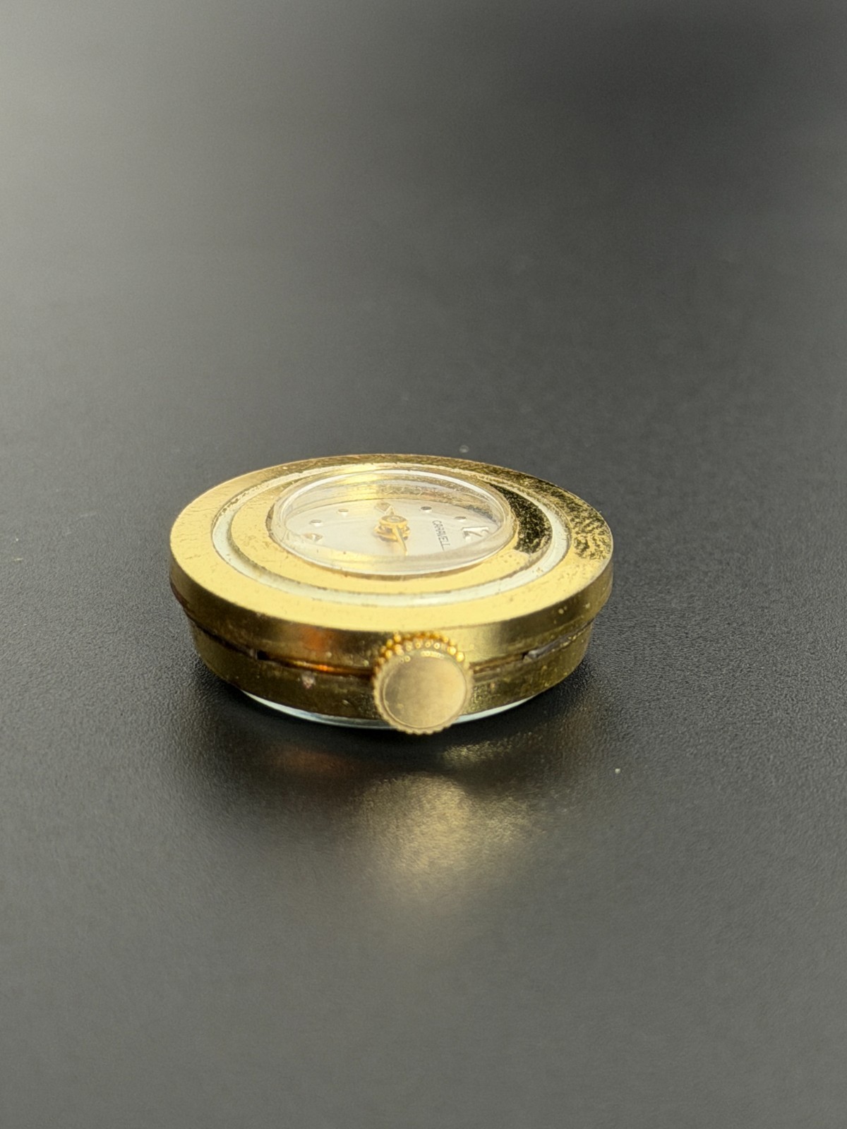 Vintage Caravelle by Bulova Gold Tone Pendant Watch Head