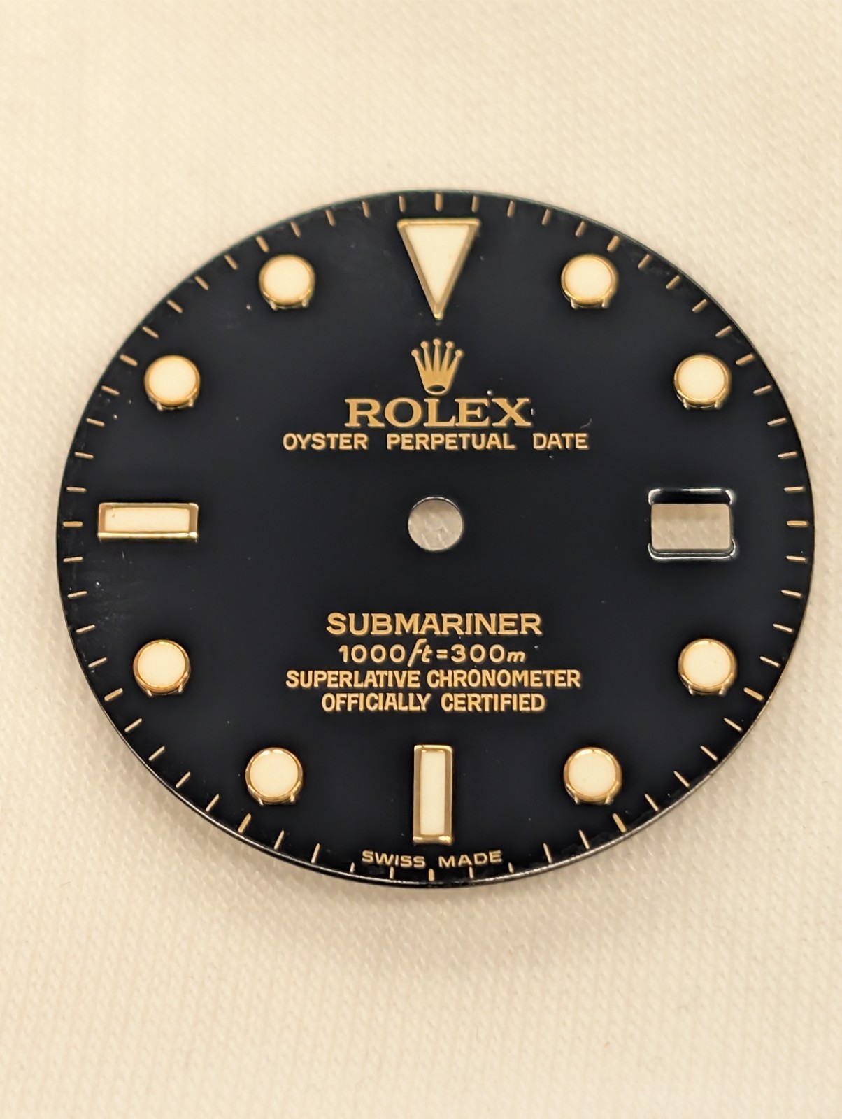 Original Men’s Rolex 40mm Submariner 16618,16803,16808 Black Dial 2 Tone Gold