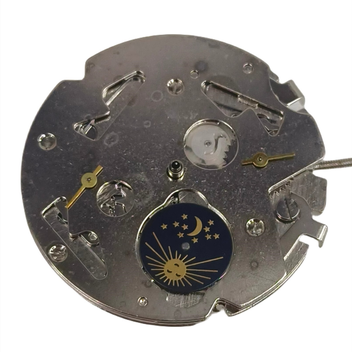 China Made Seagull ST6 Mechanical Movement No Calendar Star Moon Phase At 6