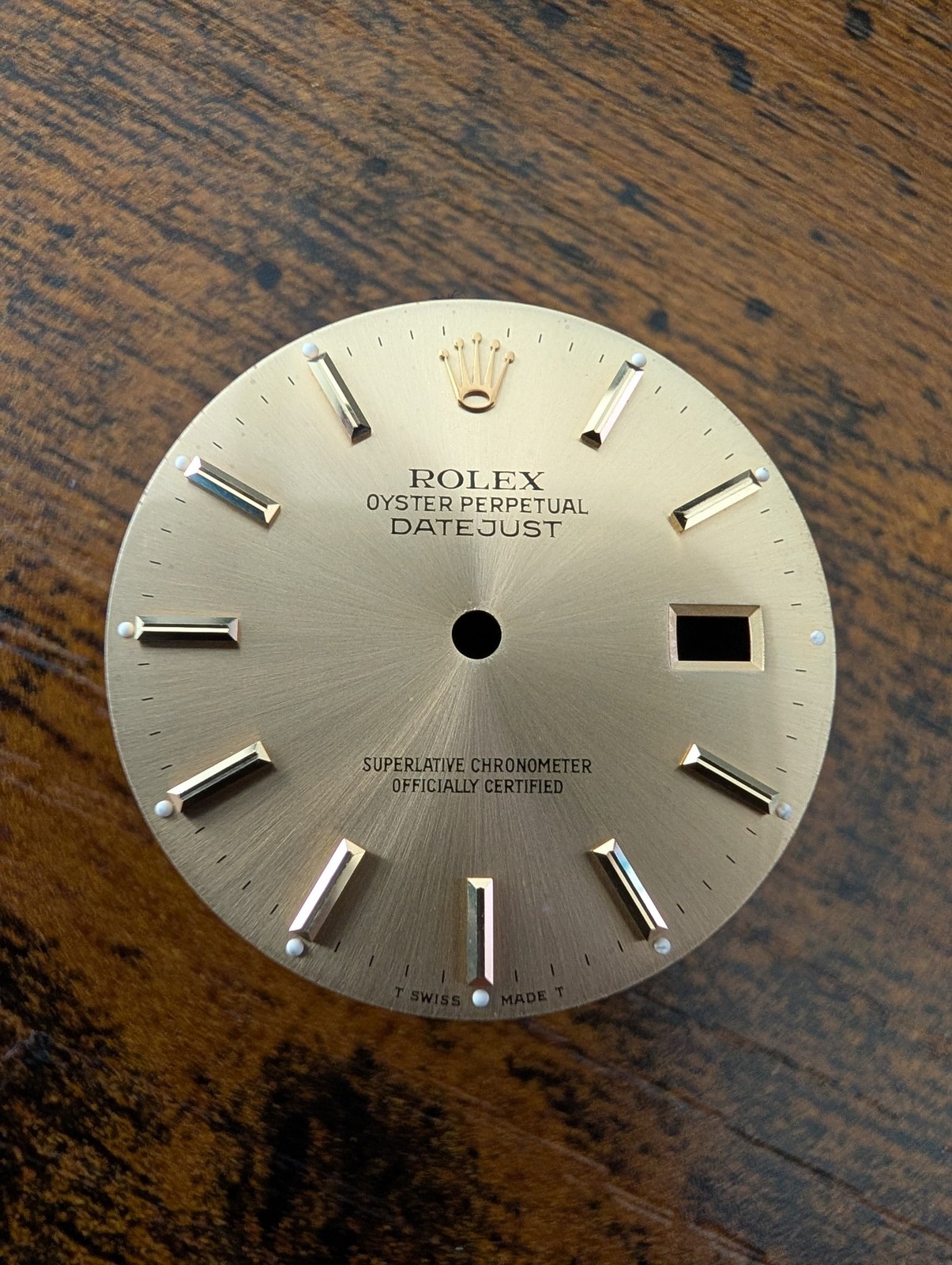 ROLEX OP DATEJUST 36MM CHAMPAGNE DIAL – EXCELLENT CONDITION 16233/16013