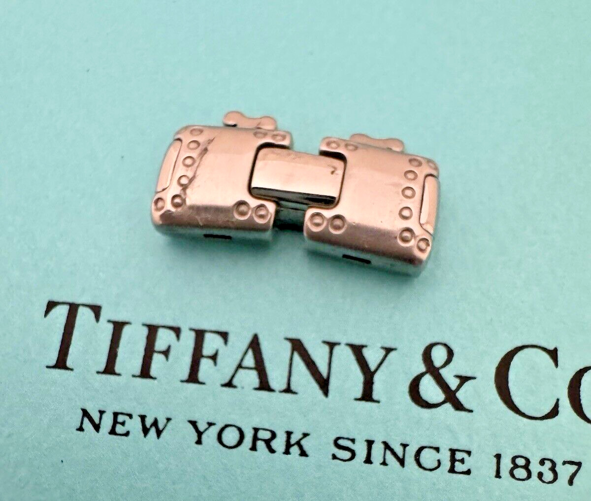 Tiffany & Co WATCH LINK STREAM AMERICA WATCH SERIES 20 MM Sterling Silver SWISS