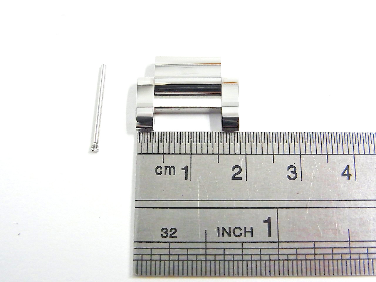 Cartier Tank Must 19mm 4323 WSTA0052 LM Genuine SS Link Watch Band Parts Mint (b