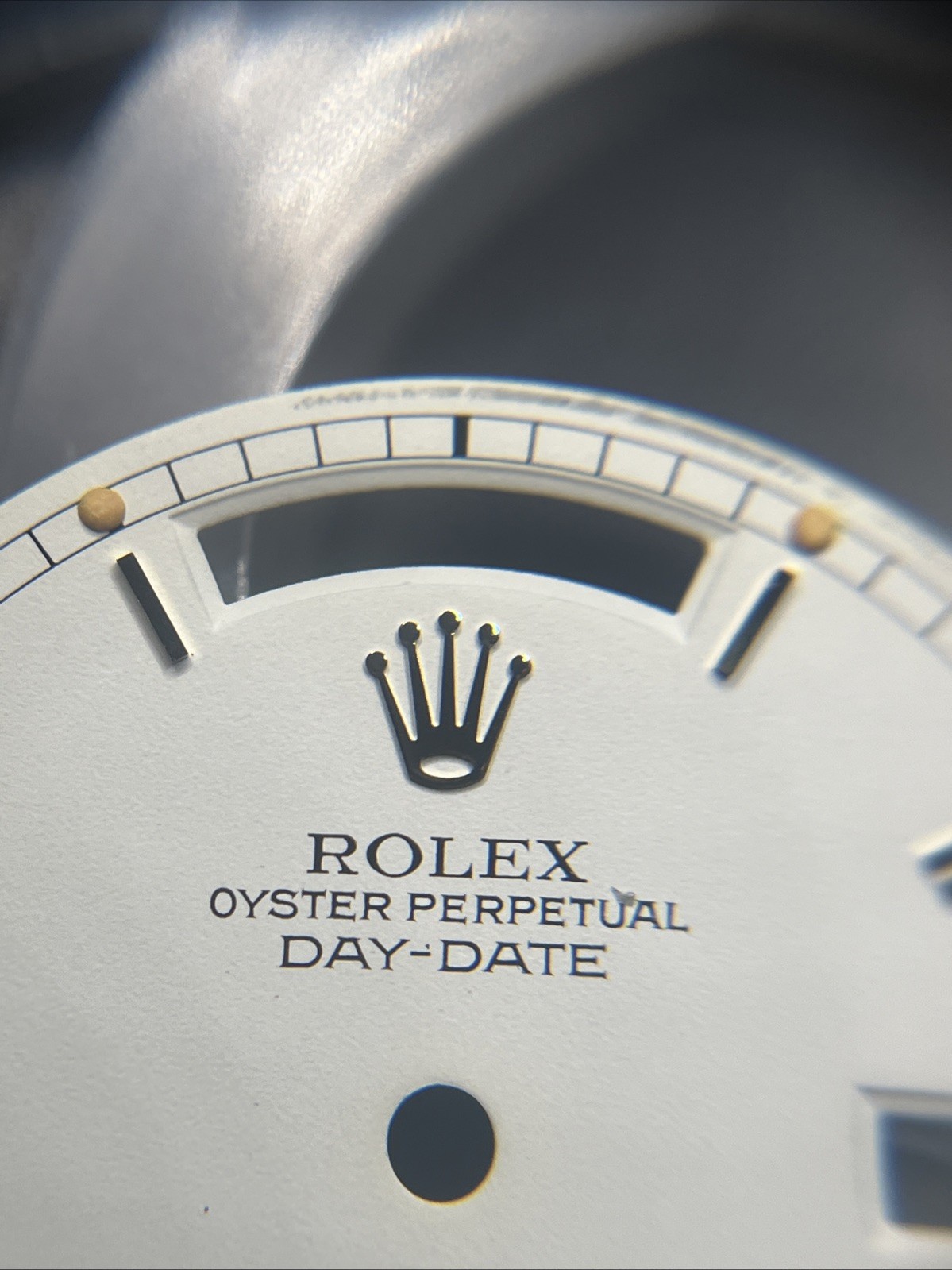 Genuine Rolex Day-Date 18038 White Roman Numeral Dial