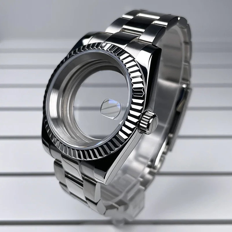 36mm/39mm NH35 Case Sapphire Glass DJ 28.5mm Dial Fit NH35 NH36 Watch Case