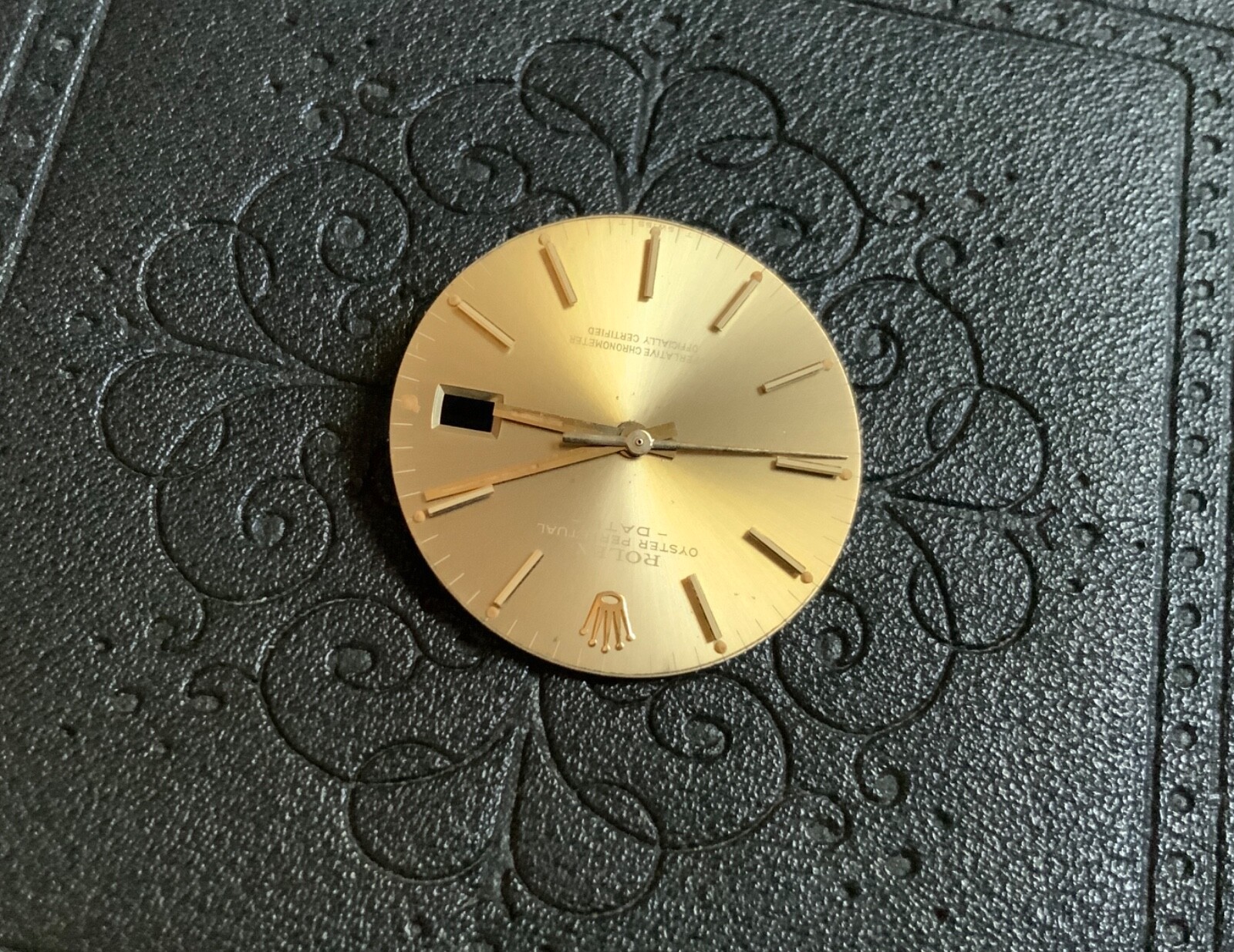 Authentic Vintage Rolex Champagne BRONZE Ghost Dial With Hand Set For 34MM 15038