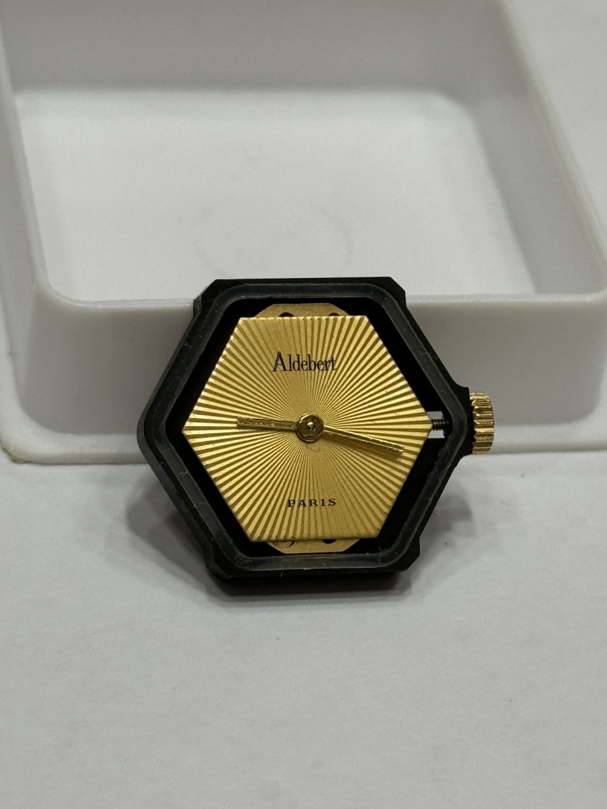 Dial 7 Movement Quartz Eta 280.002 Swis Made 5 Jewels Aldebert Paris Running