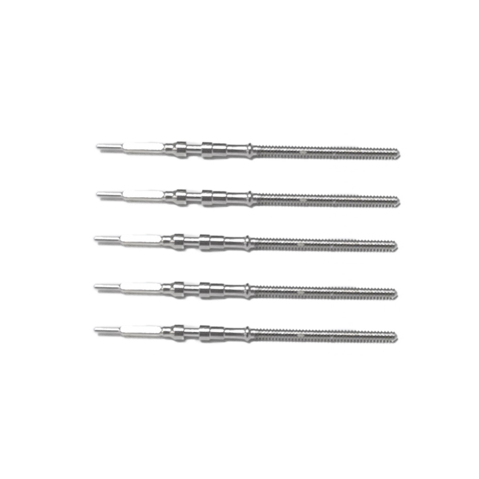 5Pack Metal Watch Winding Stem Rod Bar Replacement For 46941 46943 Movement F