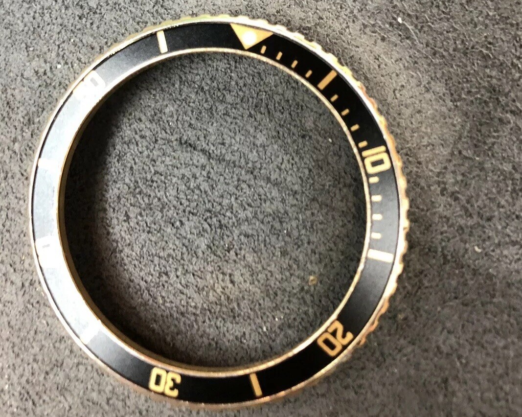 Custom Bezel Insert: Jumbo 980.021 980.022 980.027 844 Tag Heuer 1000 Pro Gold