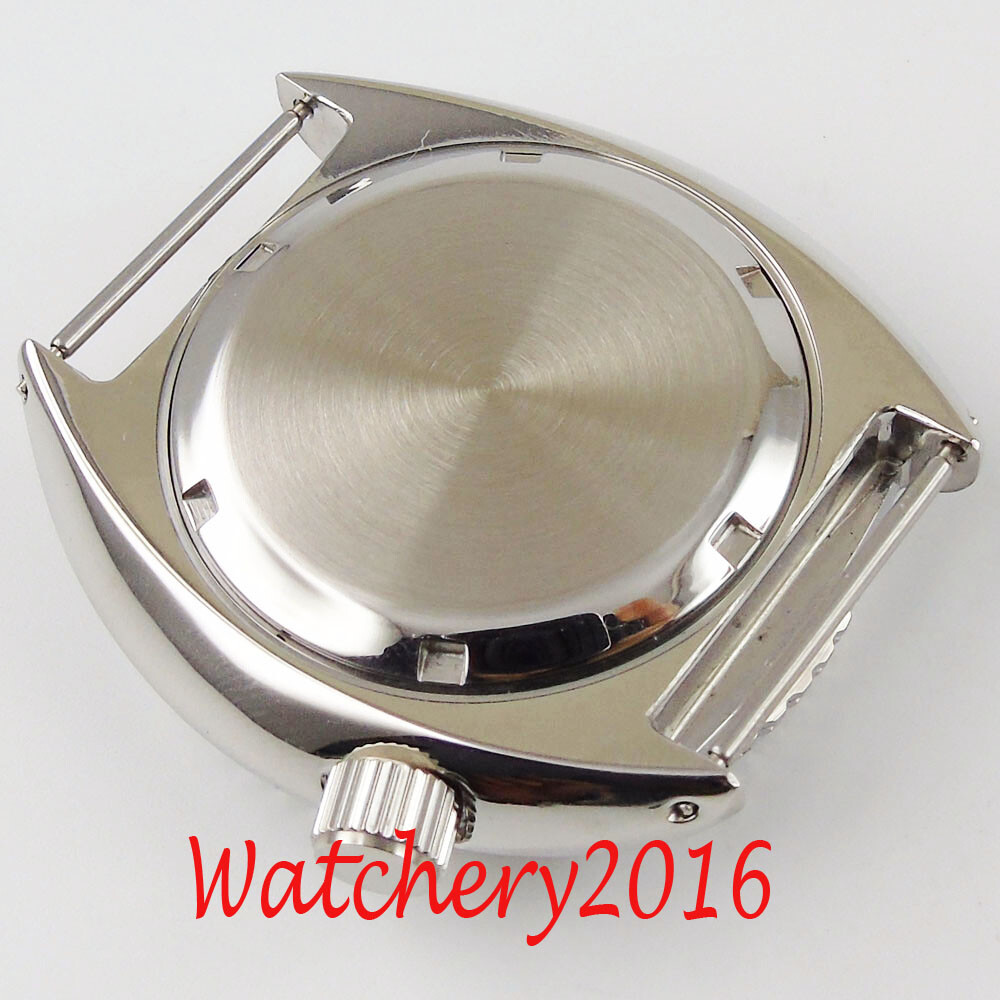 fit for NH35A NH36A movement 45mm Watch Case parts sapphire glass aluminum bezel
