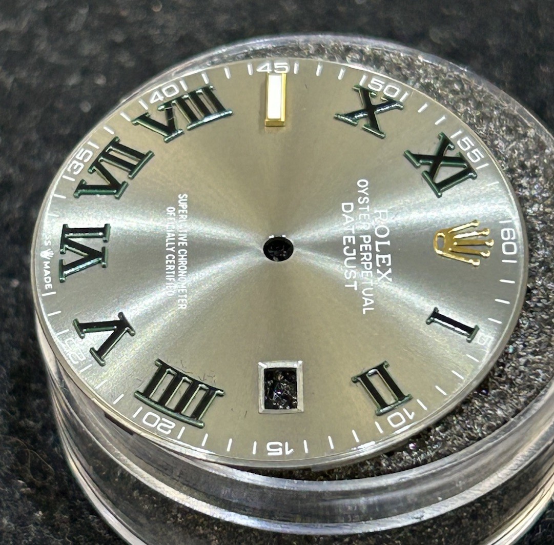 Rolex 41mm Datejust Custom Wimbledon Roman Dial For Models 126333 & 126303