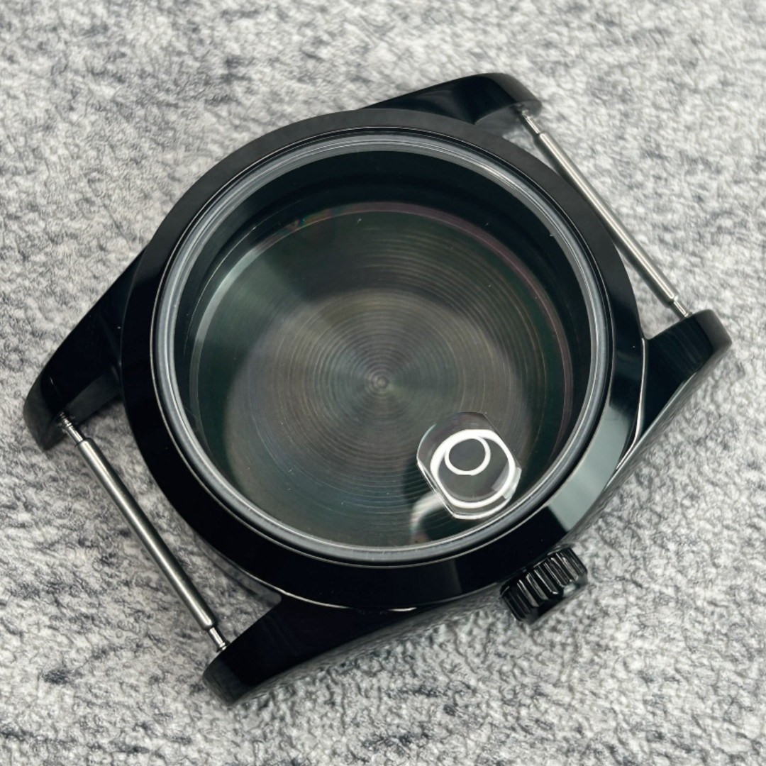 36mm Black stainless steel Watch Case For Nh35 Nh36/38 Movement 28.5mm Dial