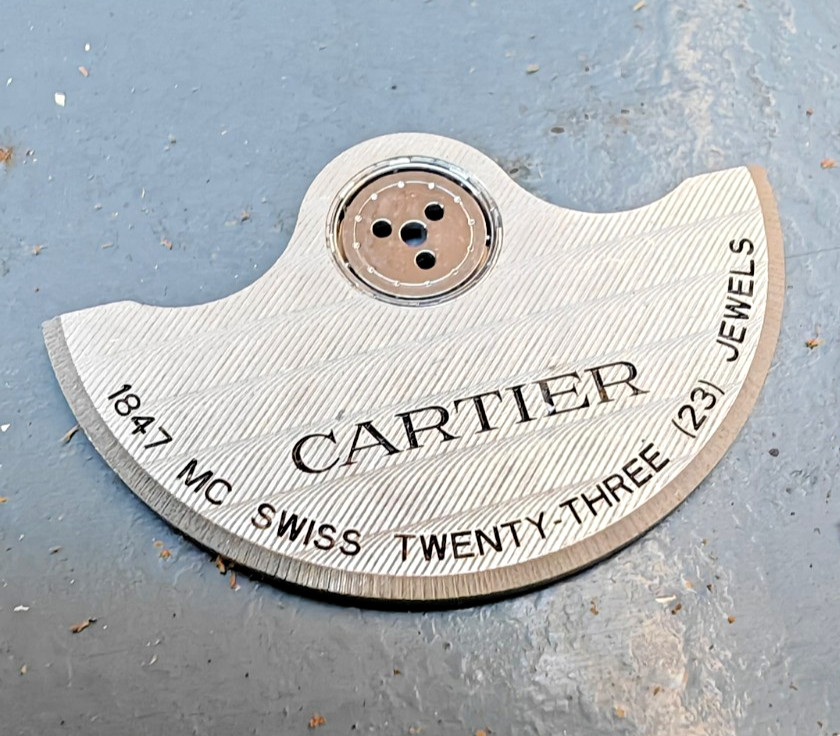 cartier 1847 MC rotor used watch movement part