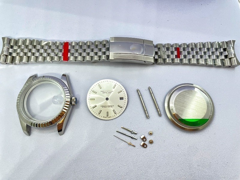 For ETA 2824 Movement After-sales accessories DIY 36mm Stainless Watch case kit
