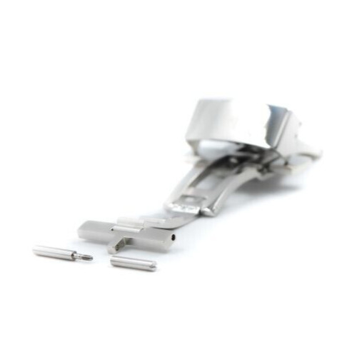 Hirsch Pusher Buckle Deployant Deployment Folding Clasp Stainless Steel 18mm
